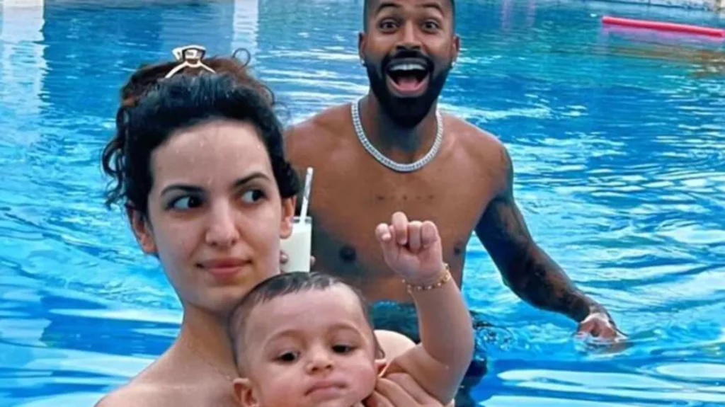 Hardik Pandya’s Perfect Pool Day With His Tiny Splash Squad